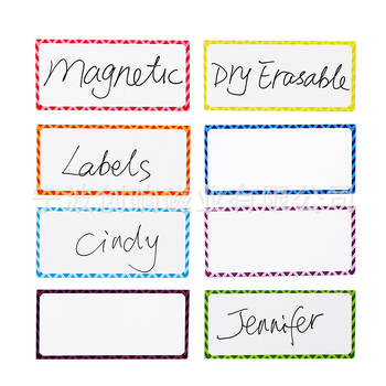 PET магнитен изтриваем етикет, CMYK печат, персонализиране по поръчка, SOUVEMAG, за дом, офис и склад