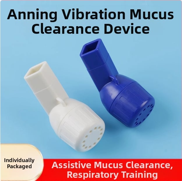 Αναπνευστικός εκπαιδευτής - Β-τύπου βοηθητικό αποχρεμπτικό, ελαφρύς, επαναχρησιμοποιήσιμος, ανθεκτικός σε υψηλές θερμοκρασίες, μακρομοριακό υλικό