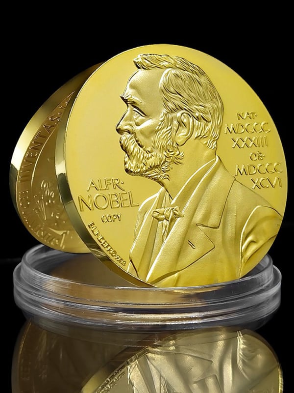 Medalja sa zlatnim premazom – portret osnivača, znanstvenika i izumitelja – prigodan poklon