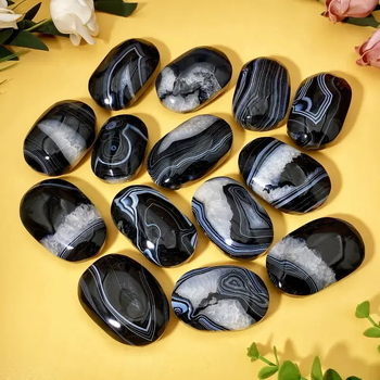 Vanishxuan Agato vyniojamas vielos ornamentas — šiuolaikiškas minimalistinis krištolo dekoras, pakuotė kartonu