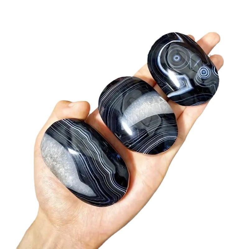 Vanishxuan Agato vyniojamas vielos ornamentas — šiuolaikiškas minimalistinis krištolo dekoras, pakuotė kartonu