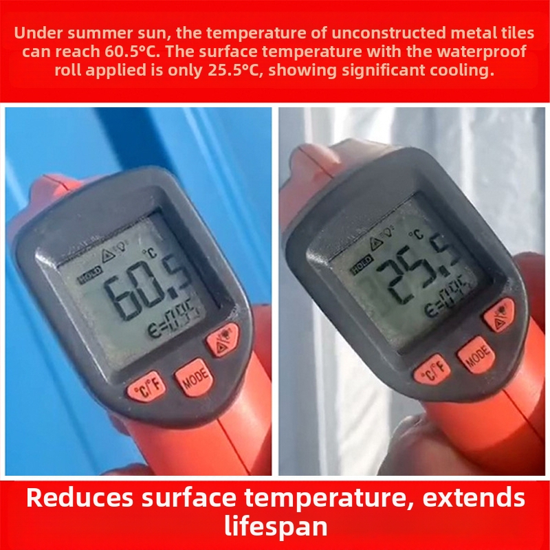 Pašlīmējoša ūdensnecaurlaidīga jumta membrāna — slāņains rulējums, poliestera šķiedras kodols, ūdensnecaurlaidība 1 m ūdens staba 24 stundas, plīsuma izturība 15–18