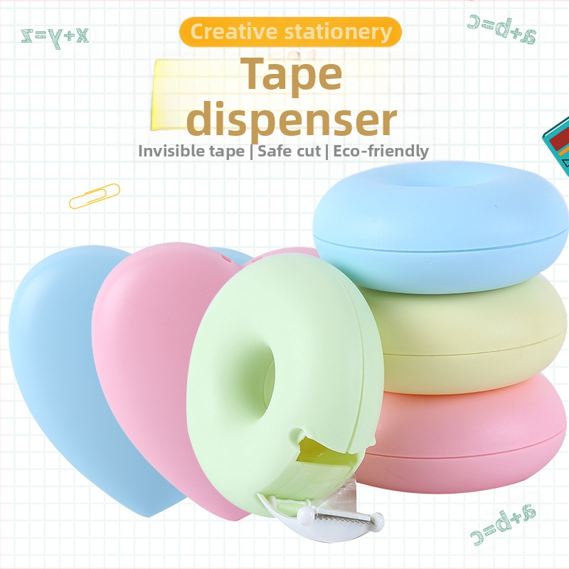 KEYiDE 88010 Мини пончикообразен диспенсър за лента, пластмасов, за ленти до 20 мм