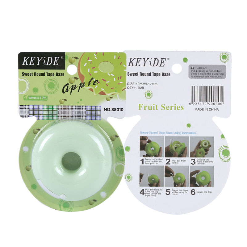 KEYiDE 88010 Μίνι Διανομέας Ταινιών σε Σχήμα Ντόνατ, Πλαστικό, Για Ταινίες έως 20 mm Πλάτος