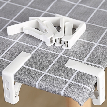 Staltiesės klipsas, atsparus slydimui, PP medžiaga, modernus paprastas dizainas, pakuotė 100 vnt.