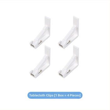 Staltiesės klipsas, atsparus slydimui, PP medžiaga, modernus paprastas dizainas, pakuotė 100 vnt.