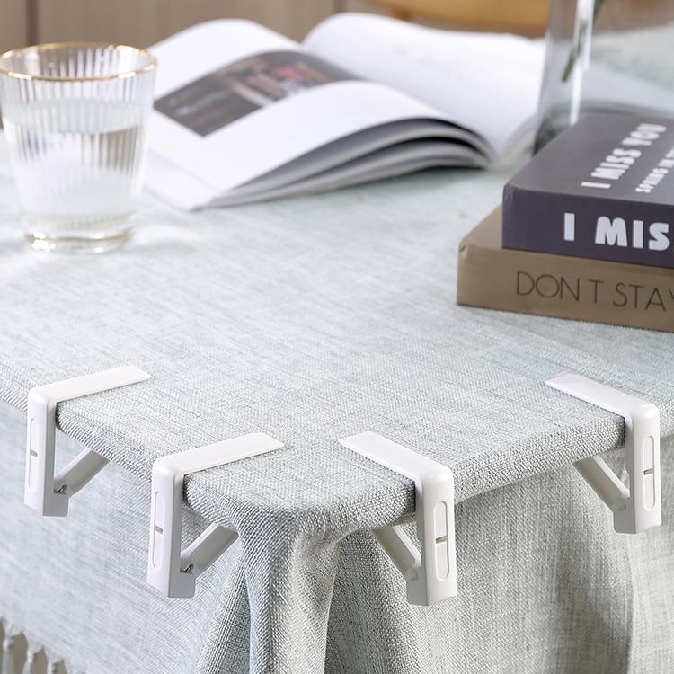 Staltiesės klipsas, atsparus slydimui, PP medžiaga, modernus paprastas dizainas, pakuotė 100 vnt.