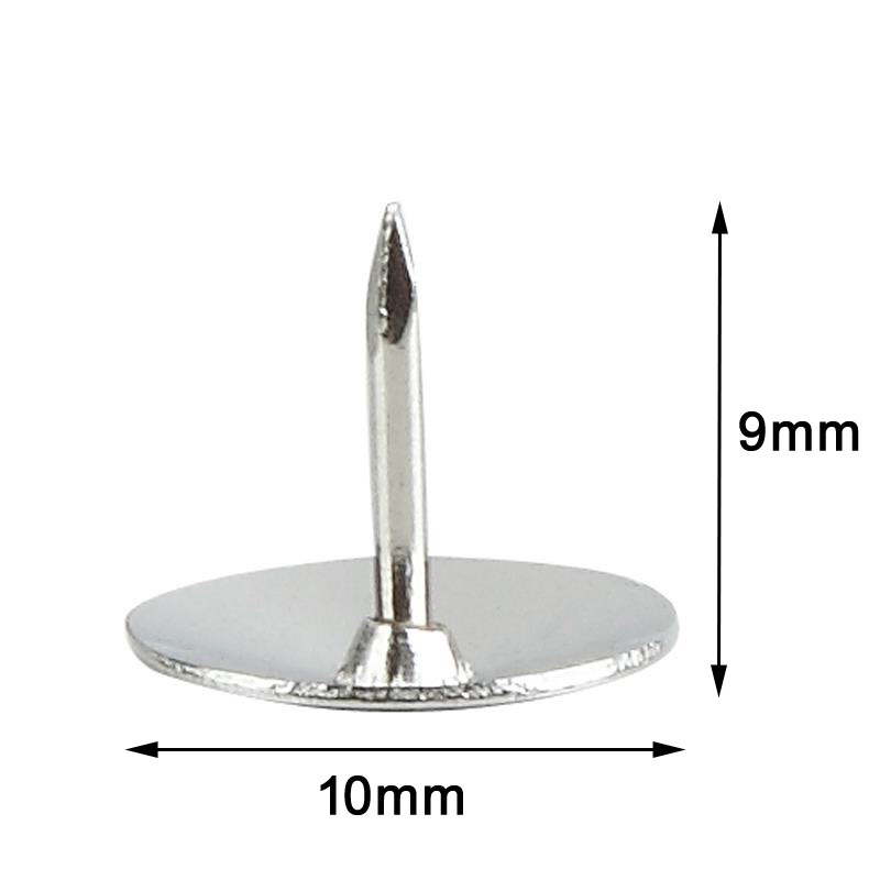 Ferranry metalinis plokščia galva smeigtukas, nikeliuotas, masinė pakuotė