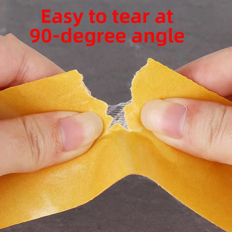 Двустранна лента за килими с платнена основа, прозрачна, термоустойчива до 60°C, дебелина 380 μm, марка Xunke