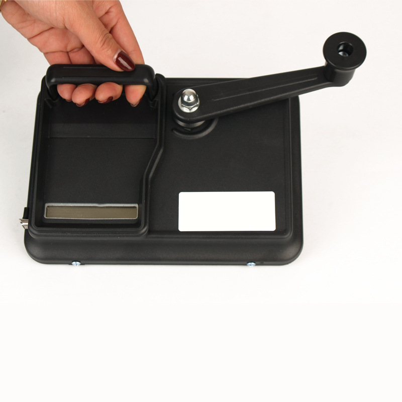 Rokas cigarešu vālētājs ar vadības sliedi un dubultiem gredzeniem (mājas lietošanai)