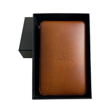Xintu ādas cigāru kaste ar humidoru, roku darbs, minimālistisks dizains, pielāgojama
