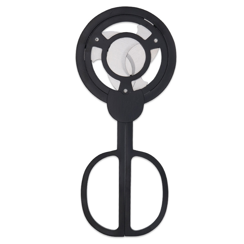 Nerūdijančio plieno cigarų pjaustytuvas su vėjo malūno stiliumi, paprastas dizainas, prekės ženklas bigsun, rankinis naudojimas