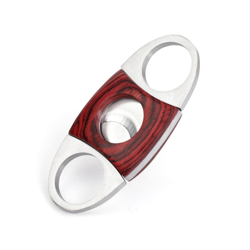 Muxiang cigarešu griezējs no mahagonija un nerūsējošā tērauda, roku darbaris