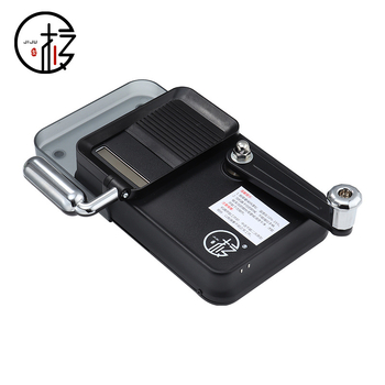 Rokas divvirzienu cigarešu rulētājs, metāla, ar roku piedziņu, mājas lietošanai