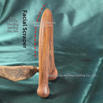 Ξύλινη χτένα από σανδαλόξυλο, στρογγυλά δόντια, χειροποίητη, φορητή