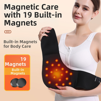 SK-695 Θερμαινόμενος Αυχενικός Προστατευτής με Τουρμαλινικό Μαγνήτη, Υφασμάτινο Ok, Unisex