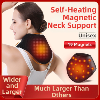 SK-695 Θερμαινόμενος Αυχενικός Προστατευτής με Τουρμαλινικό Μαγνήτη, Υφασμάτινο Ok, Unisex