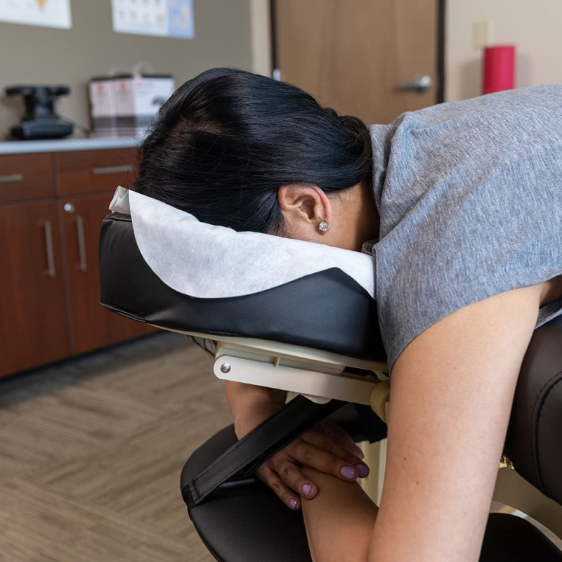 Κάλυμμα προσώπου μίας χρήσης για μασάζ, μη υφαντό ύφασμα, ανθεκτικό στη σκόνη, 25 g/m2, μονοχρωματικό σχέδιο, δυνατότητα προσαρμογής