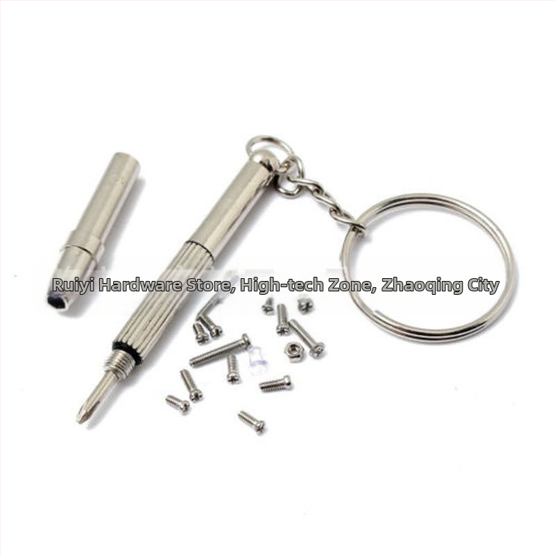 Комплект винтове за очила, слънчеви очила, часовници и мобилни телефони, неръждаема стомана, кръгла глава, 1000 бр