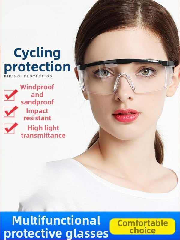 Защитни очила от поликарбонат, регулируема рамка, леща 2 мм, против прах и запотяване