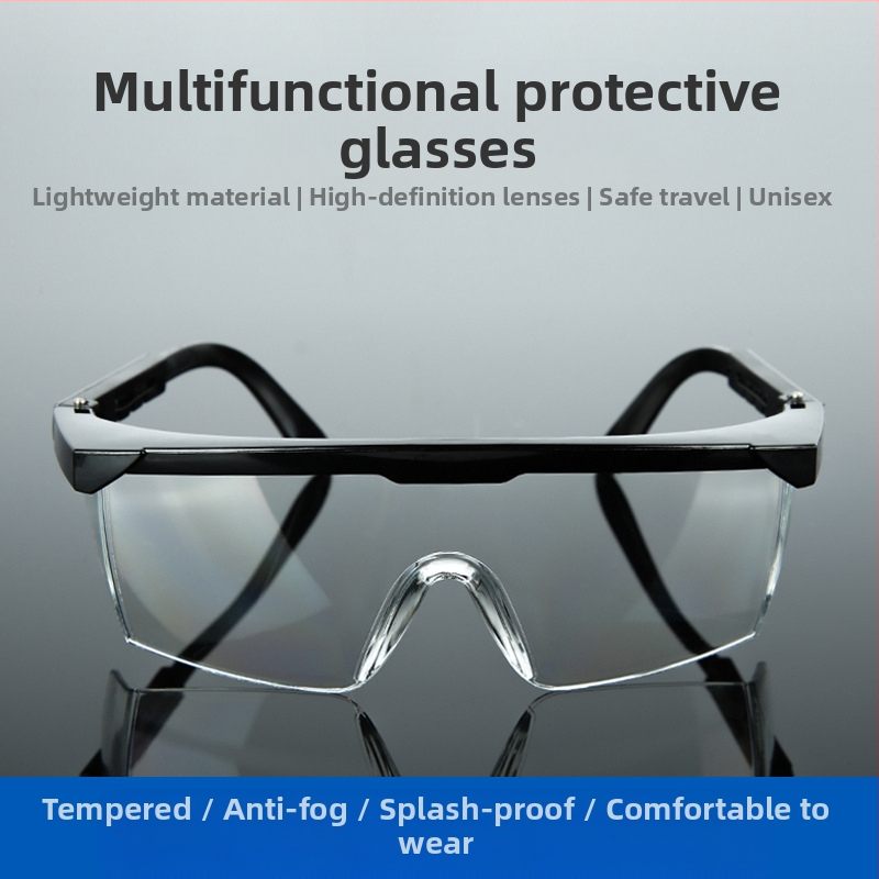 Защитни очила от поликарбонат, регулируема рамка, леща 2 мм, против прах и запотяване
