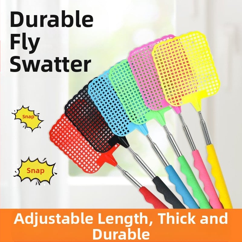 Teleskopinis plastikinis musės plaktukas, atsparus, lengvas prabangos stilius