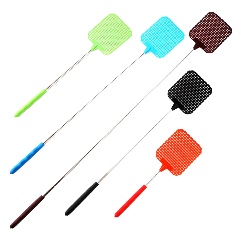 Teleskopinis plastikinis musės plaktukas, atsparus, lengvas prabangos stilius