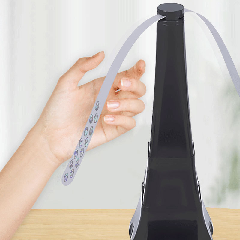 HX-43 Daugiafunkcinis insektų atbaidymo ventiliatorius — atbaido muses ir uodus, kvadratinis dizainas, 3V 0,7W