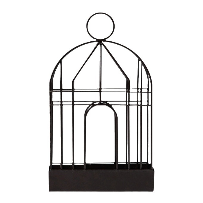 Birdcage mosquito-repellent incense rack, sandalwood, windproof, indoor and outdoor use, reusable storage tray