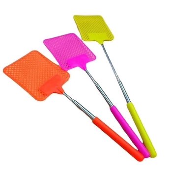 Fly Swatter με τηλεσκοπικό σωλήνα από ανοξείδωτο ατσάλι – πλαστικό, μη τοξικό – Mirang