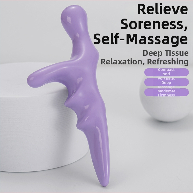 Rokas masāžas kāju masieris — mehāniska vadība; nav nepieciešama barošana; kaula galvas dizains; piemērots kājām un pēdām; trīs masāžas galvas tipi: izliektā apaļa, akupunktūras tipa, apaļa