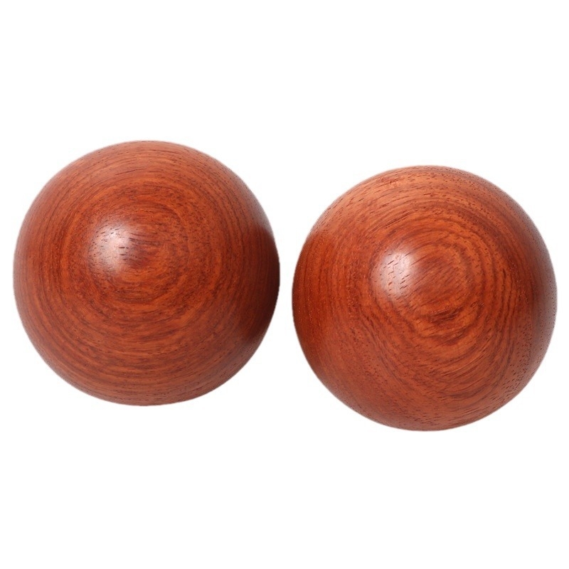 Rosewood kéz-gyakorló labda, tömörfa edzőlabda középkorúak és idősek számára