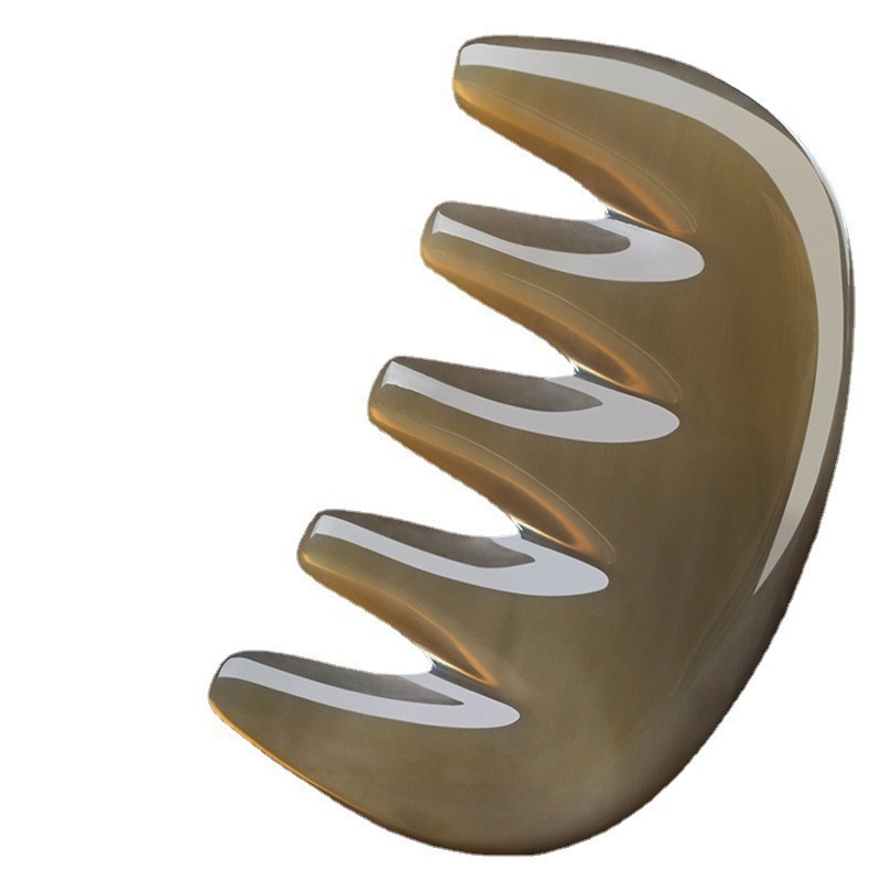 Гребен за масаж на скалпа, материал от рога, Hongxin марка, не вносен