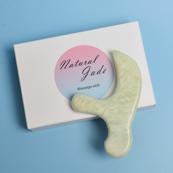 Пръчка за масаж на крака с нефрит за акупунктурен масаж (материал нефрит; акупунктурна терапия; масаж на крака)