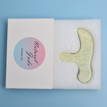 Пръчка за масаж на крака с нефрит за акупунктурен масаж (материал нефрит; акупунктурна терапия; масаж на крака)