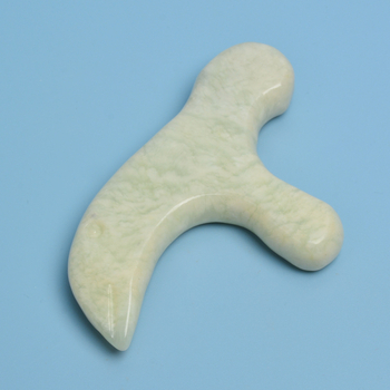 Пръчка за масаж на крака с нефрит за акупунктурен масаж (материал нефрит; акупунктурна терапия; масаж на крака)