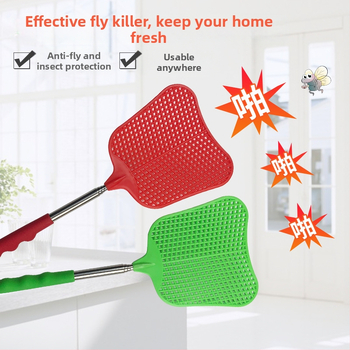 Fly Swatter σε σχήμα μπανάνας με αναδιπλόμενη ράβδο, 5 τεμάχια (Μοντέλο LAN-5503)