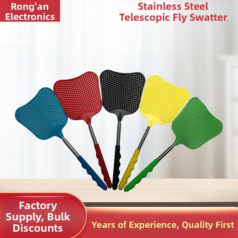 Fly Swatter σε σχήμα μπανάνας με αναδιπλόμενη ράβδο, 5 τεμάχια (Μοντέλο LAN-5503)