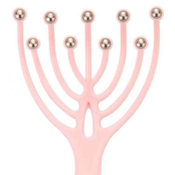 Jixin ръчно масажор с девет нокти, глава с въртяща се топка и пластмасово тяло