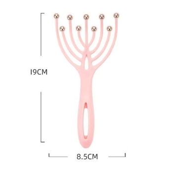 Jixin ръчно масажор с девет нокти, глава с въртяща се топка и пластмасово тяло