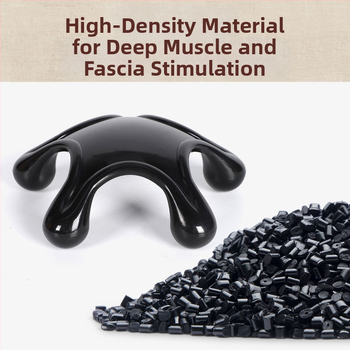 Huyang масажор с форма на петолъчка за домашна употреба, пластмасова масажна пръчка, 70 g