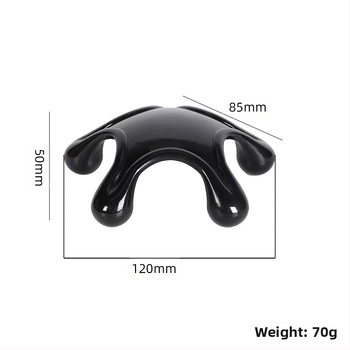 Huyang масажор с форма на петолъчка за домашна употреба, пластмасова масажна пръчка, 70 g