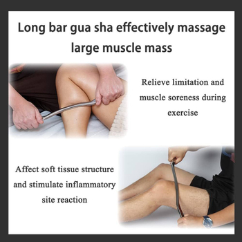 Jiaxin комплект от неръждаема стомана фасциални ножове, седем части, за фитнес масаж и миофасциално освобождаване, персонализиран с печат на лого
