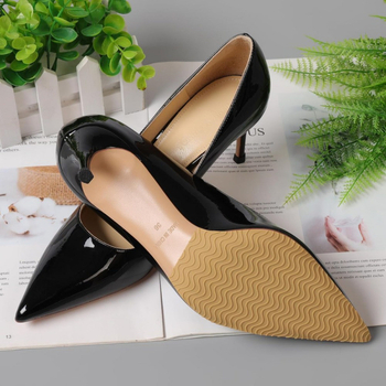 Silicone anti-slip zolīte augstiem papēžiem, modelis VFG-L, forma: ovāla / D forma / taisnstūra lenta, vissezonu lietošanai