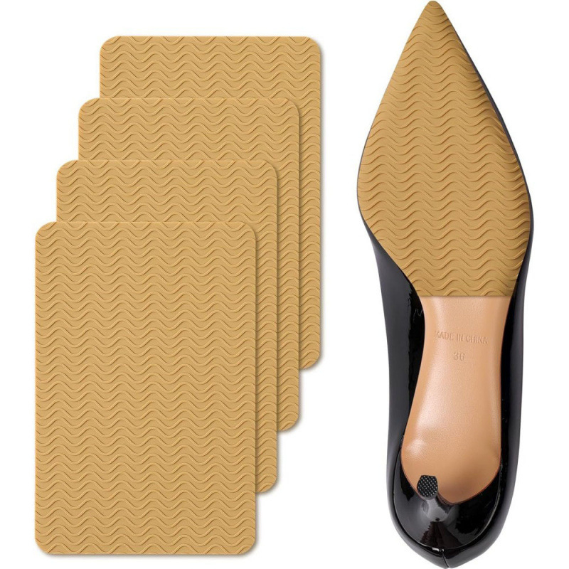 Silicone anti-slip zolīte augstiem papēžiem, modelis VFG-L, forma: ovāla / D forma / taisnstūra lenta, vissezonu lietošanai