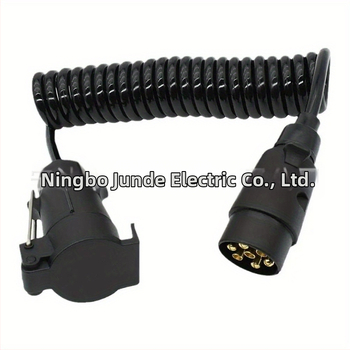 Επεκτάσιμο καλώδιο πίνακα φωτισμού 7 ακίδων για ρυμουλκούμενο/φορτηγό, αρσενικό σε θηλυκό συνδετήρα, εξαρτήματα ζεύξης κυκλώματος, παραμετροποιήσιμο