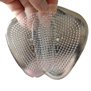 Silikona priekšējā pēdas paliktne augstpapēžu kurpēm – mazs punktveida modelis; pretsāpju, pretslidēšana, mīksta un ērta.