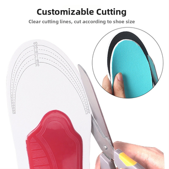 Ορθοπεδική σόλα με στήριξη καμάρας, διαπνέουσα, ανθεκτική στη φθορά EVA, πλήρης πάτος, για ενήλικες unisex