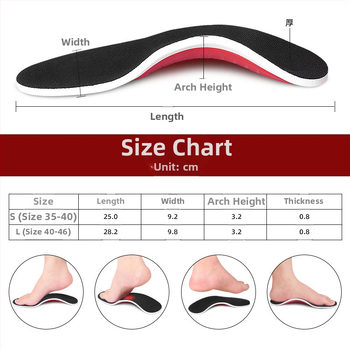 Ορθοπεδική σόλα με στήριξη καμάρας, διαπνέουσα, ανθεκτική στη φθορά EVA, πλήρης πάτος, για ενήλικες unisex