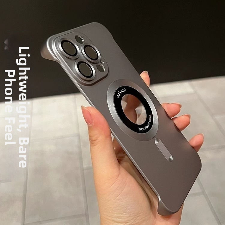 Pouzdro na iPhone — PC materiál, matný povrch, proti nárazom, magnetické priťahovanie, kompatibilné s iPhone 12/13/14 Pro/Max